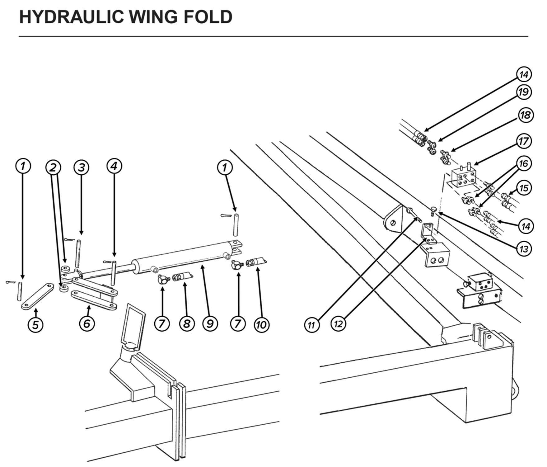 Hydraulic Wing Fold - Agriteer
