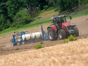 Tractor in the field