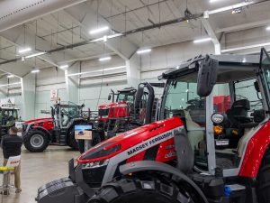 Massey Ferguson equipment at Keystone Farm Show 2025