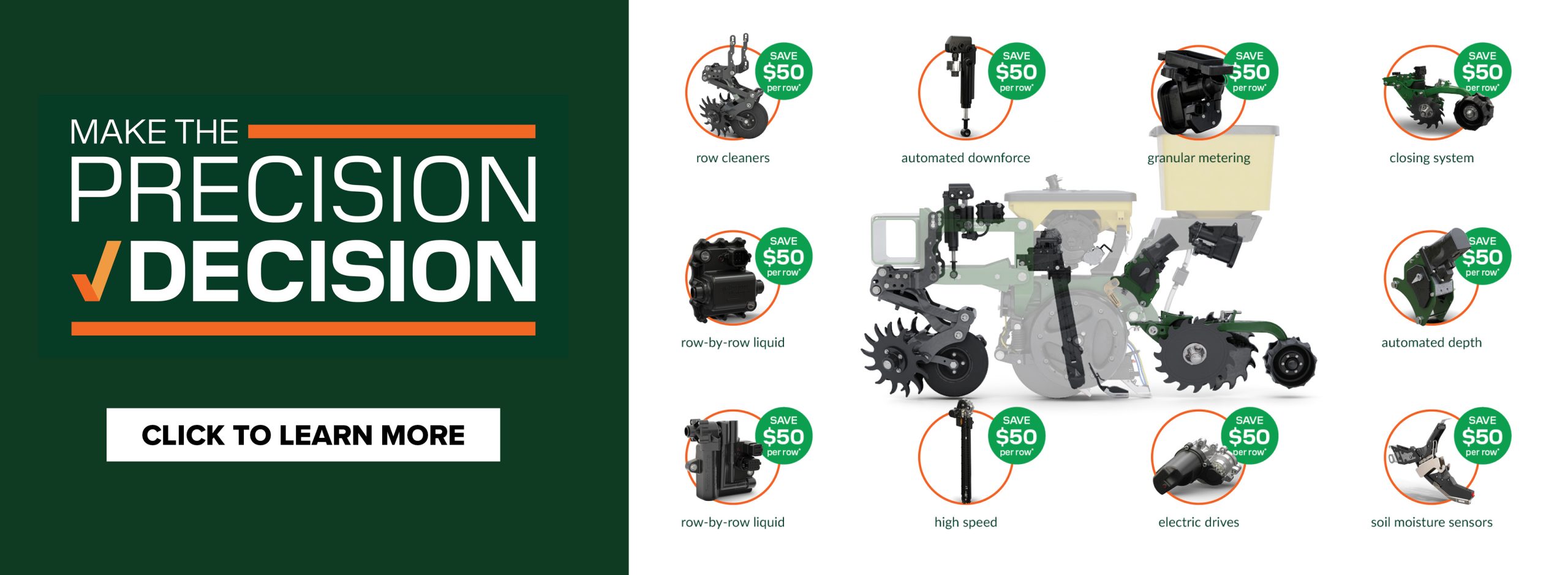 Make the Precision Decision, click to learn more